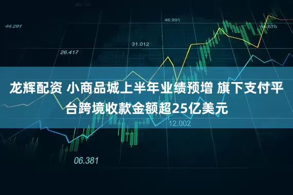 龙辉配资 小商品城上半年业绩预增 旗下支付平台跨境收款金额超25亿美元