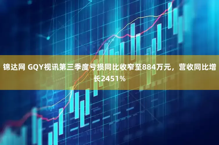 锦达网 GQY视讯第三季度亏损同比收窄至884万元，营收同比增长2451%
